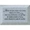 Dexsa Antes De Que Vayas A La Cama - Before you go to Bed - Inspirational Saying in Spanish 4"x6" Glass Plaque with Easel